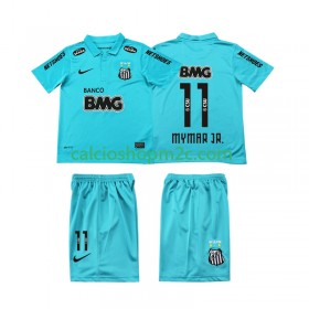 Santos Neymar JR 11 Retro Bambino Maglia Terza 2011/2012 Manica Corta